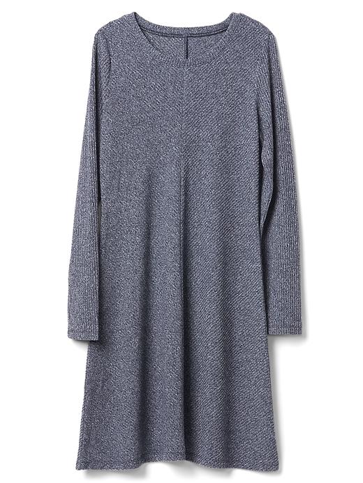 Image number 6 showing, Softspun knit long sleeve swing dress