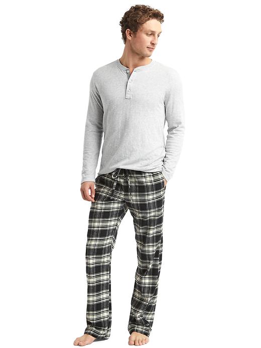 Image number 3 showing, Flannel plaid PJ pants