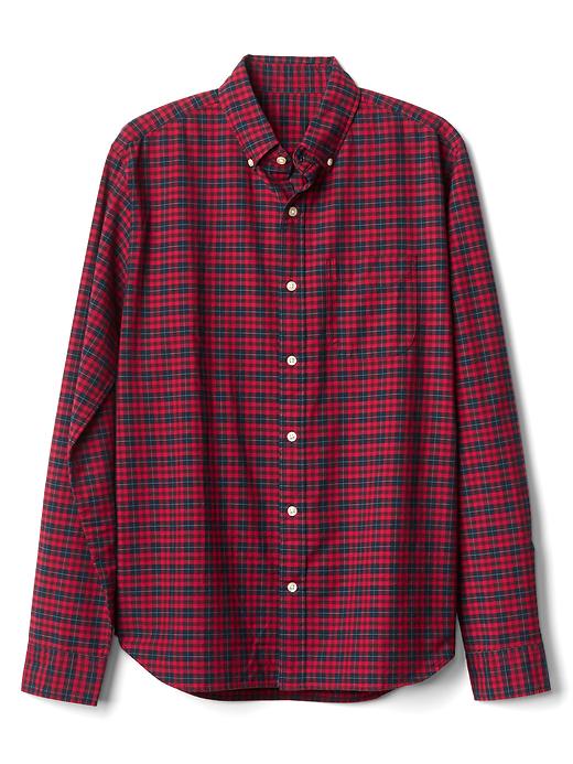 Image number 6 showing, Oxford tartan plaid standard fit shirt