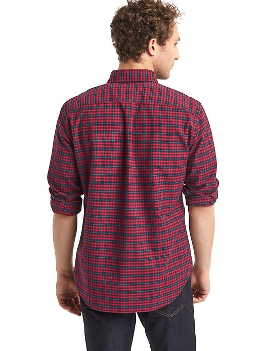 Image number 2 showing, Oxford tartan plaid standard fit shirt