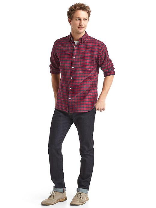 Image number 3 showing, Oxford tartan plaid standard fit shirt
