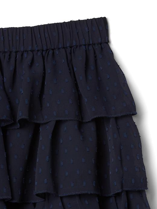 Image number 3 showing, Dotty tiered flippy skirt
