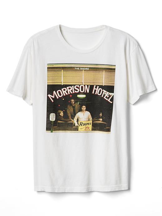 View large product image 1 of 1. Morrison Hotel graphic  crewneck tee