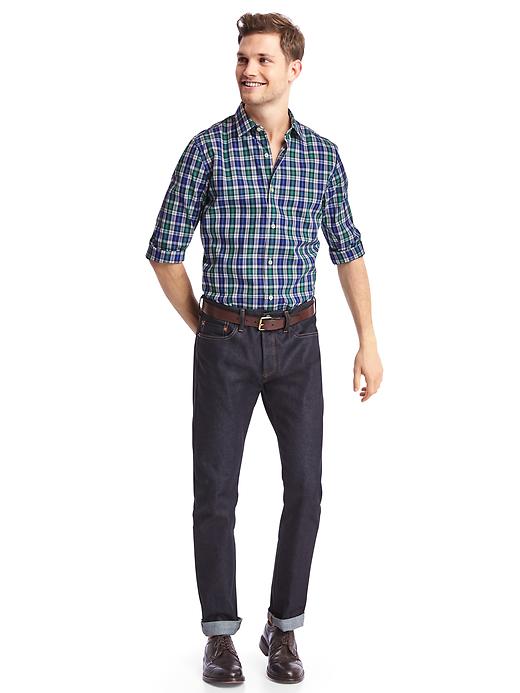 Image number 3 showing, Supima cotton plaid standard fit shirt