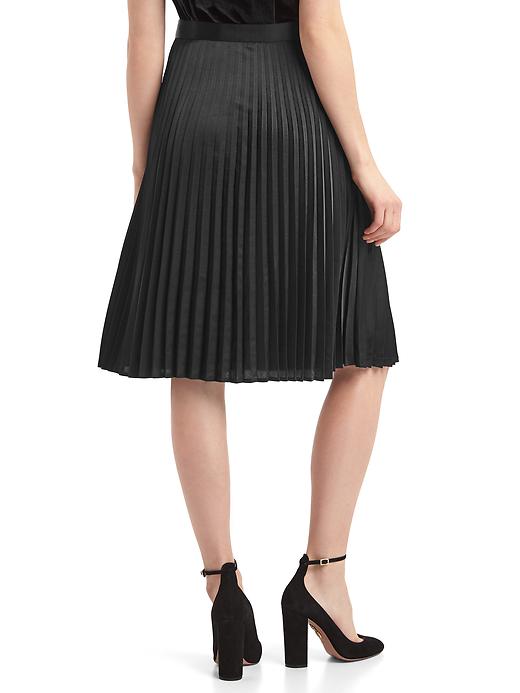 Image number 2 showing, A-line pleat skirt