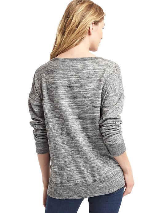 Image number 2 showing, Slouchy pullover sweatshirt