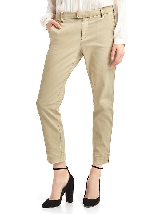 View large product image 1 of 1. Slim crop chinos