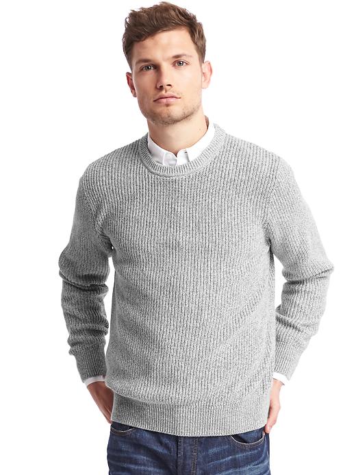 Image number 8 showing, Crewneck shaker sweater