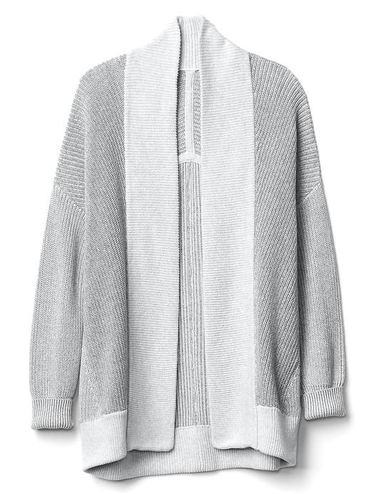 Image number 7 showing, Open-front shaker cardigan