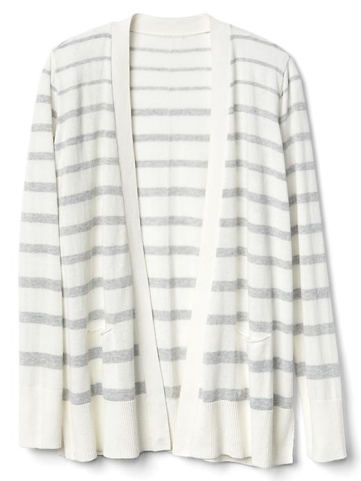 Image number 6 showing, Stripe open-front cardigan
