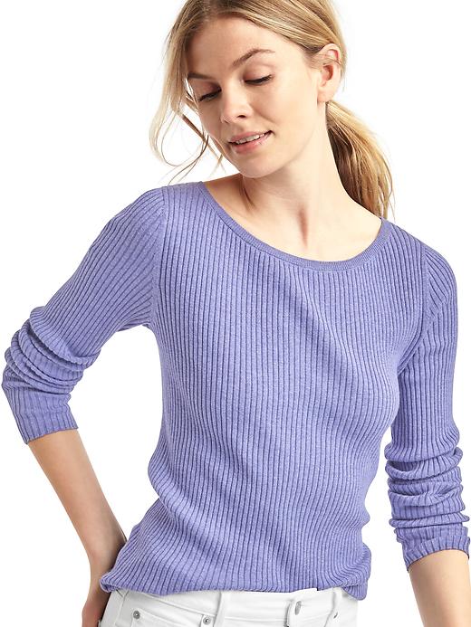 Image number 5 showing, Soft ribbed sweater