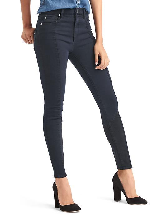Image number 1 showing, Super high rise true skinny jeans