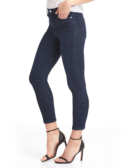 Image number 1 showing, Super high rise true skinny crop jeans