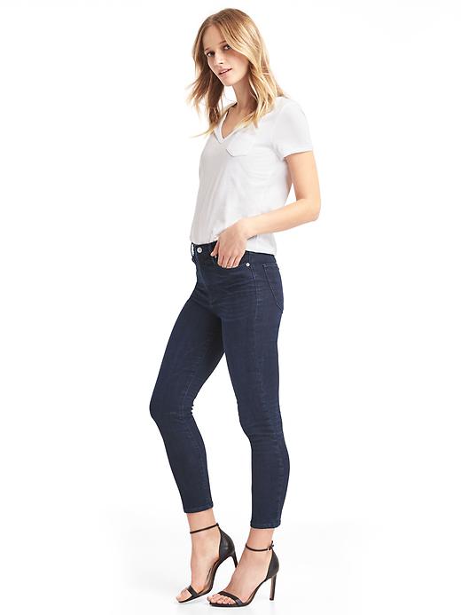 Image number 3 showing, Super high rise true skinny crop jeans