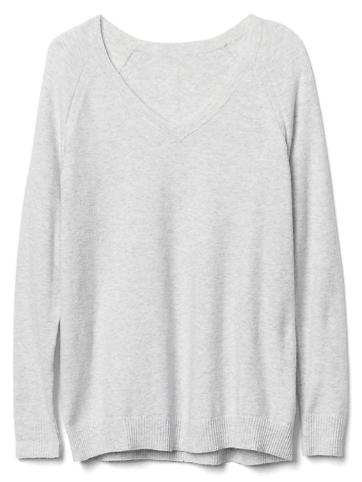 Image number 6 showing, Soft open V-neck sweater