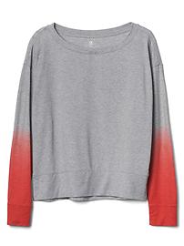 View large product image 6 of 6. GapFit Breathe ombré pullover sweatshirt