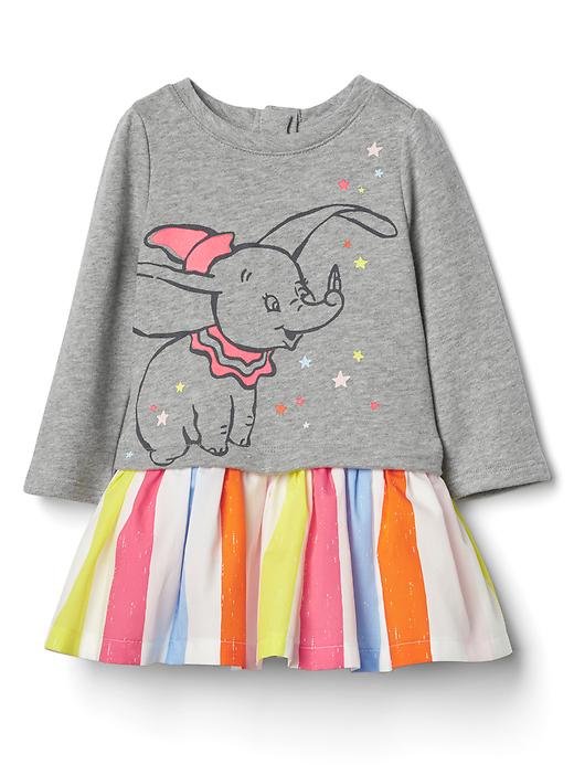 Image number 1 showing, Babygap &#124 Disney Baby Dumbo Graphic Drop-Waist Dress