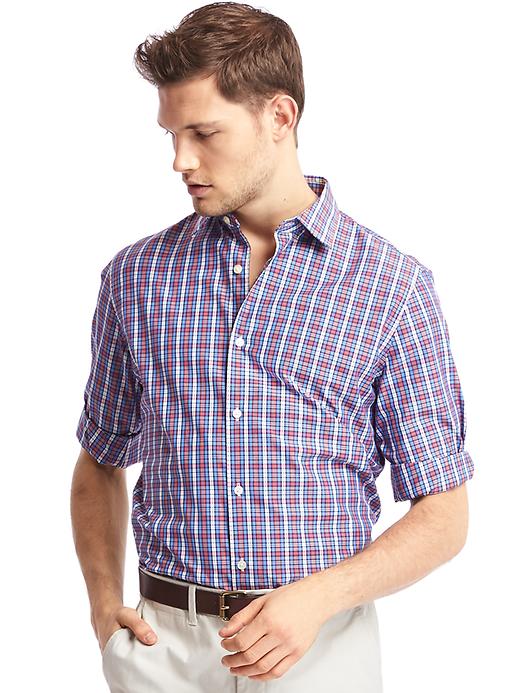 Image number 6 showing, Supima cotton plaid standard fit shirt