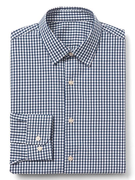 Image number 1 showing, Supima cotton gingham standard fit shirt