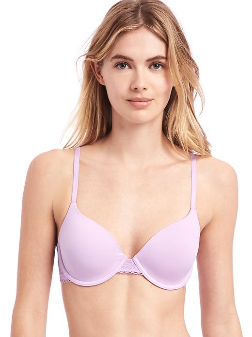 Image number 1 showing, Lace t-shirt bra