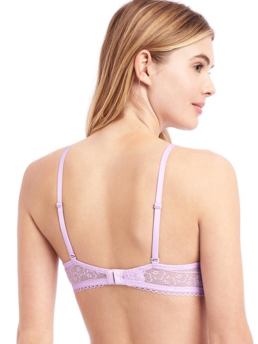 Image number 2 showing, Lace t-shirt bra