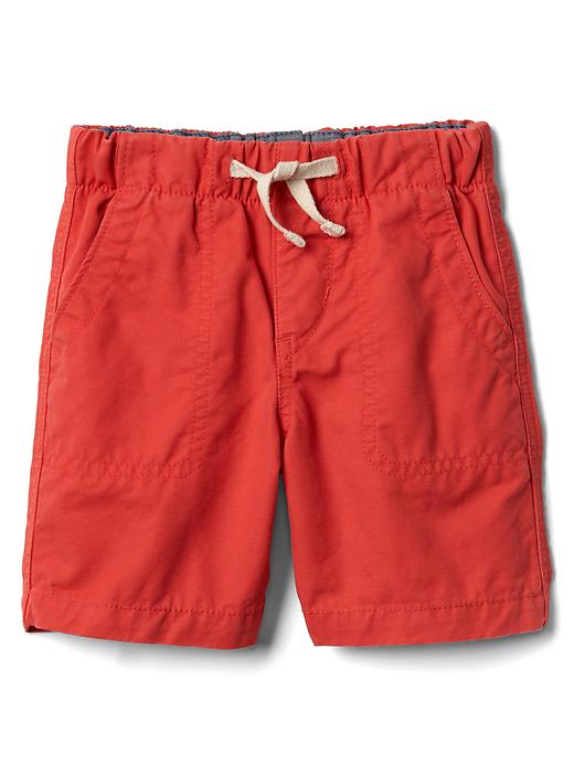 Image number 4 showing, Twill pull-on shorts