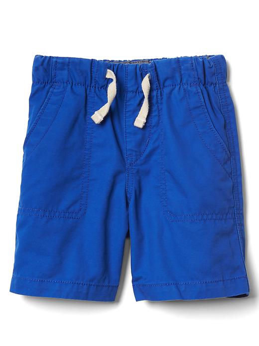 Image number 1 showing, Twill pull-on shorts
