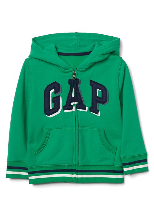 View large product image 1 of 1. Shadow logo zip hoodie