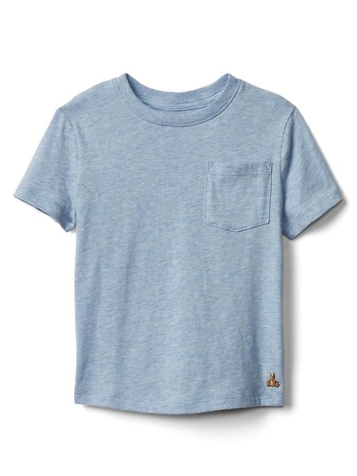 View large product image 1 of 1. Short sleeve pocket tee