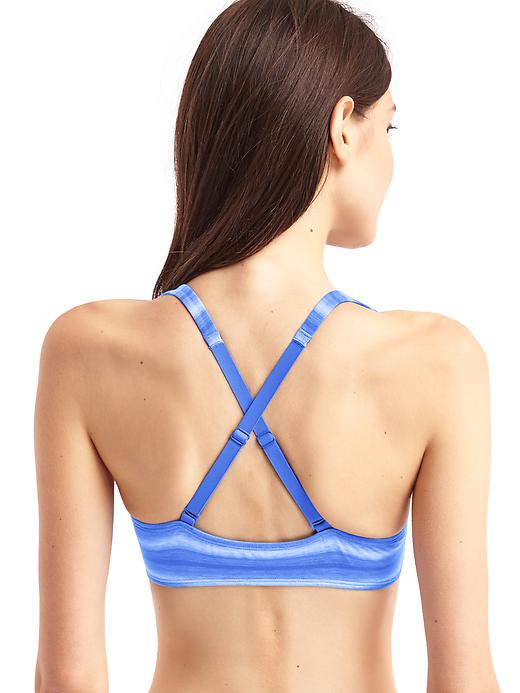 Image number 2 showing, Breathe stripe wireless pullover bra