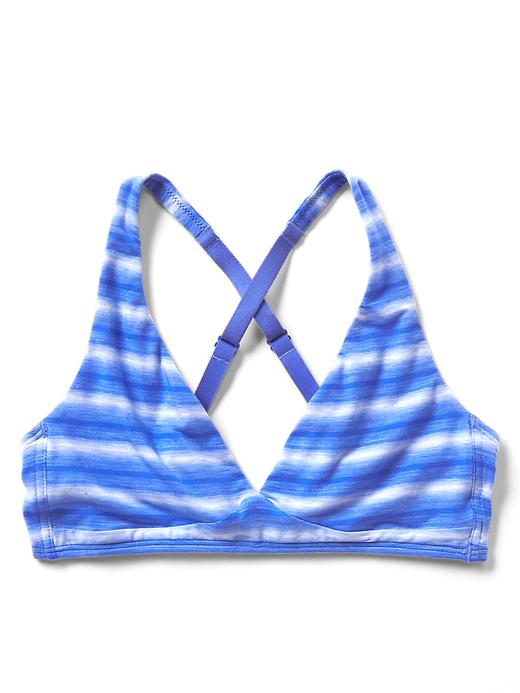 Image number 3 showing, Breathe stripe wireless pullover bra