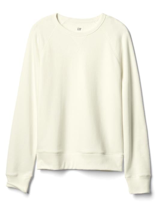 Image number 6 showing, French terry crewneck pullover