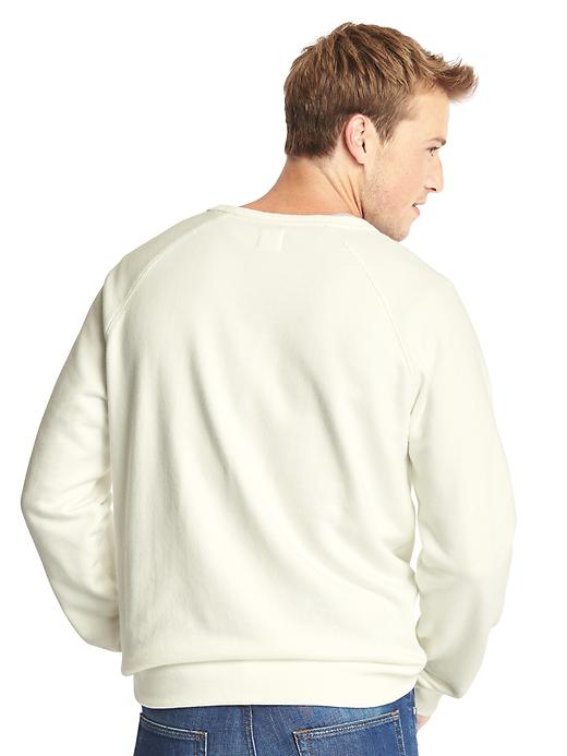 Image number 2 showing, French terry crewneck pullover