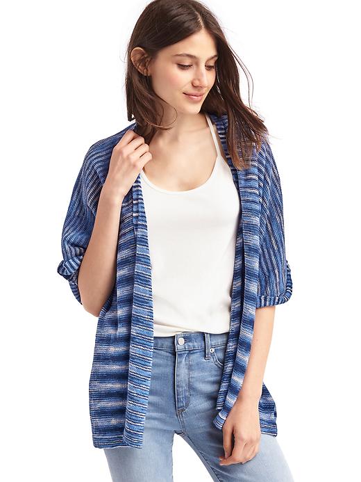 Image number 6 showing, Relaxed half-sleeve cardigan