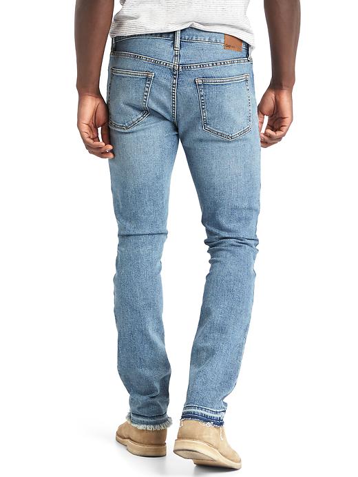 Image number 2 showing, Shadow patch skinny fit jeans