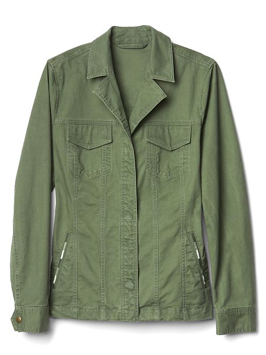 Image number 6 showing, Embroidered-trim utility jacket