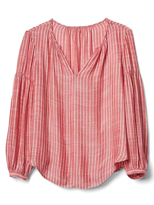 Image number 6 showing, Split-neck long sleeve blouse