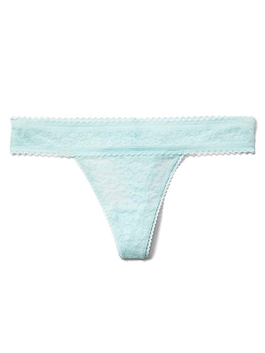 Image number 6 showing, Supersoft lace thong