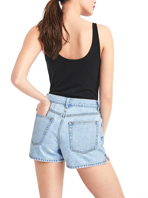 Image number 2 showing, The archive re-issue classic fit high rise denim shorts