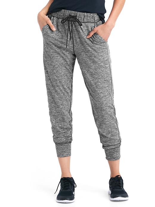 Image number 1 showing, Soft brushed tech jersey joggers