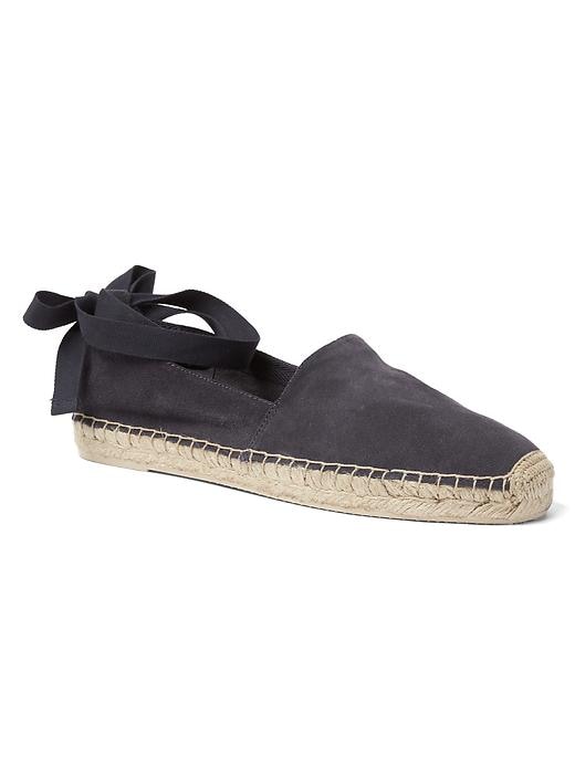 Image number 3 showing, Suede lace-up espadrilles