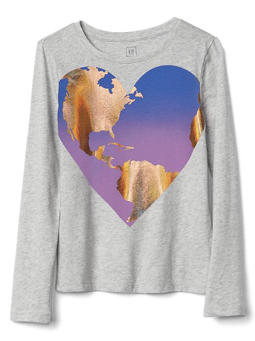 Image number 4 showing, Embellished graphic long sleeve tee