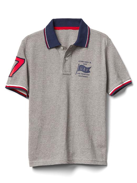 Image number 4 showing, Sporty logo short sleeve pique polo