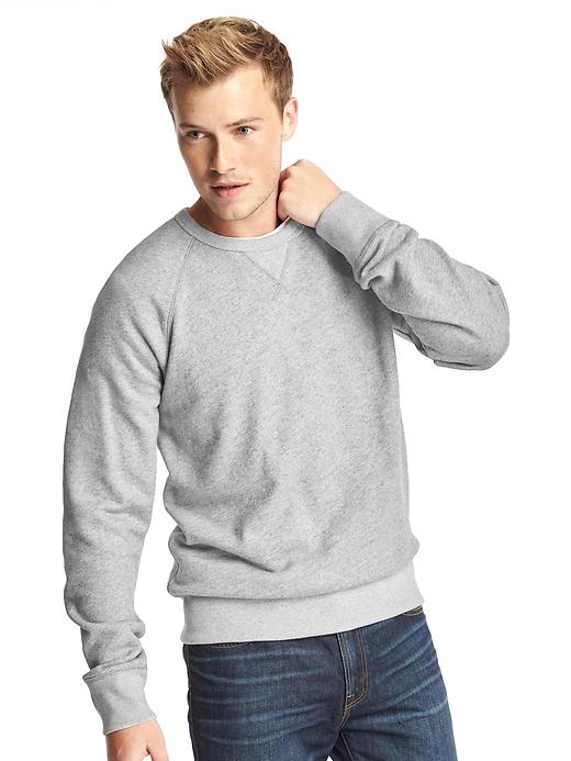 Image number 8 showing, French terry crewneck pullover