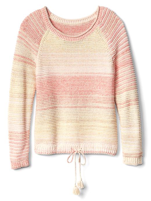 Image number 6 showing, Boatneck tassel sweater