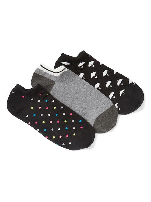 View large product image 1 of 1. Print ankle socks (3-pairs)