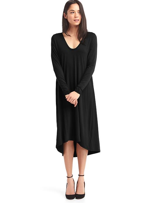 Image number 6 showing, Long sleeve swing dress