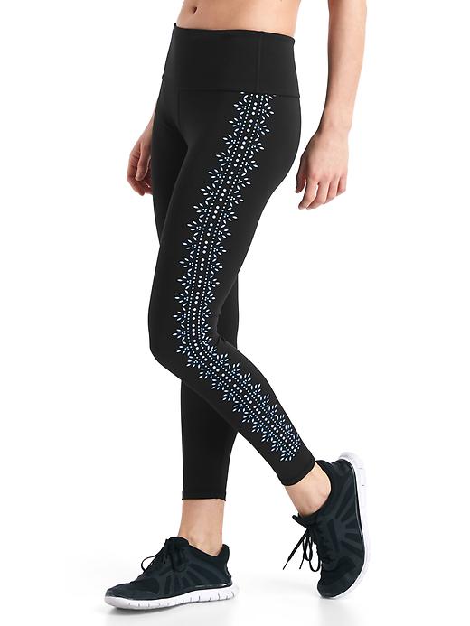 Image number 1 showing, gFast high rise embroidered leggings