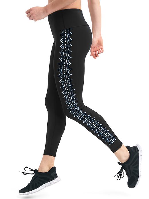 Image number 3 showing, gFast high rise embroidered leggings