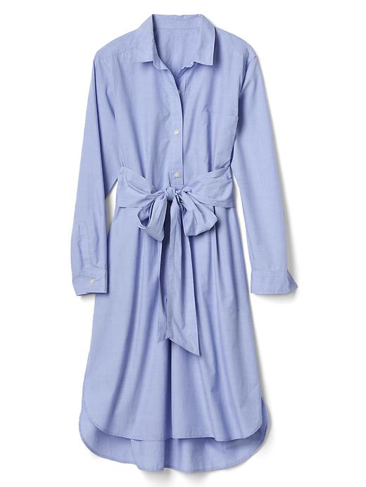 Image number 6 showing, Front-tie midi shirtdress